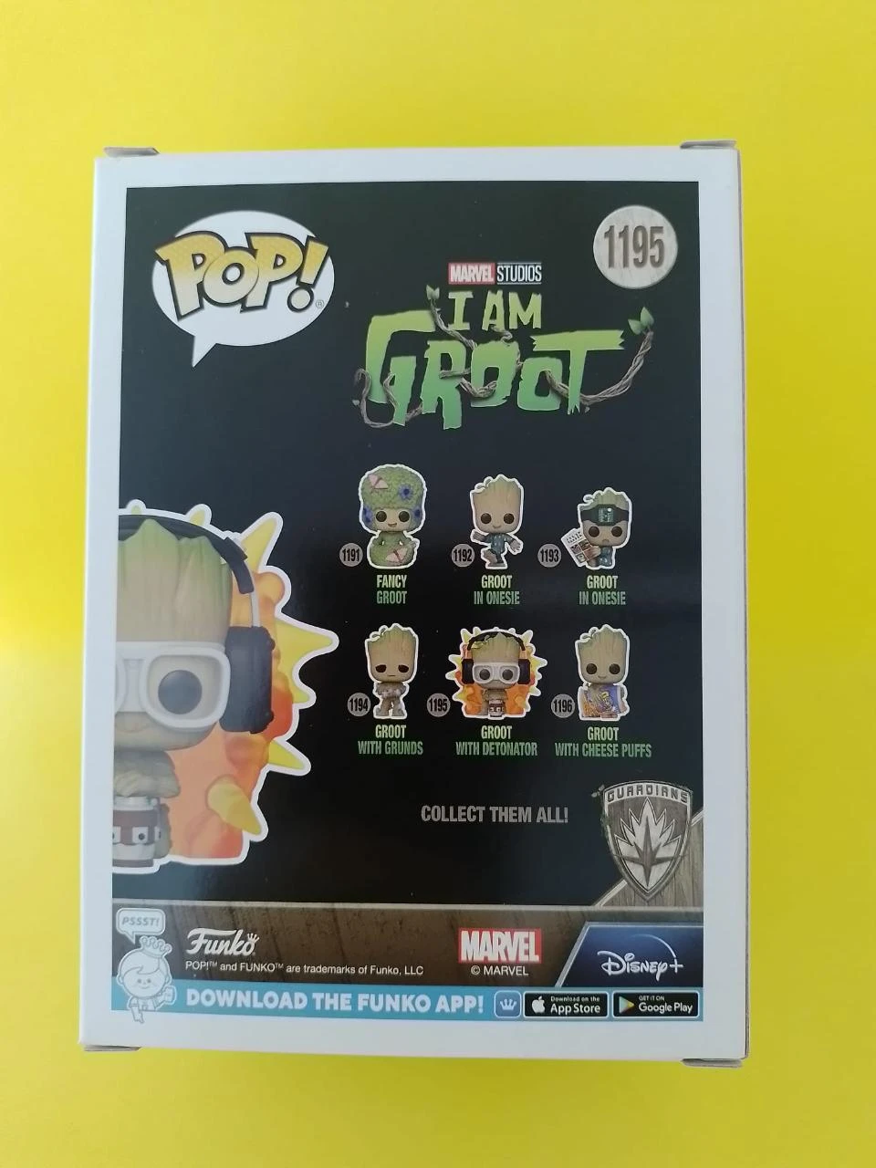 Funko Pop! Marvel I Am Groot - Groot met Detonator #1195 - NIEUW/ONGEPENS – photo 3